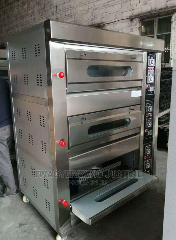 Commercial Bread Oven 3 Deck 3 Trays Bakery Oven