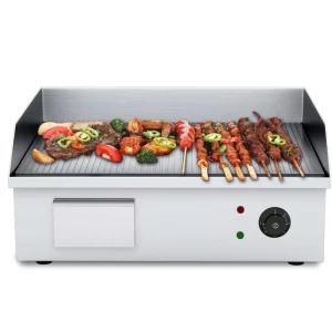 CJK Electric Grill Griddle Grooved Plate.