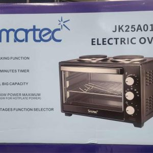 Smartec Electric Mini Oven 25litres With Hotplates JK25A01-H