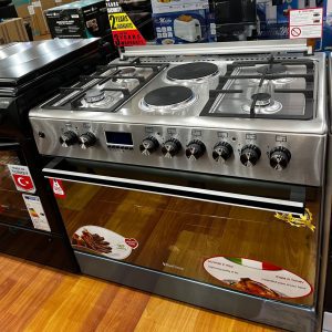 BlueFlame Diamond Cooker 4gas, 2eletric E9042ERF 90x60cm inox 