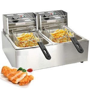 Owngreat 12Litre Commercial Double Deep Fryer.